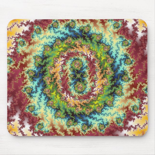 Alfombrilla De Ratón Tierra de caramelos - Mousepad fractal (Frente)