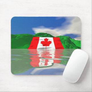 Alfombrilla De Ratón Tierra de la Bandera Canadiense