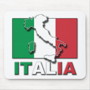 Alfombrilla De Ratón Tierra de la bandera de Italia