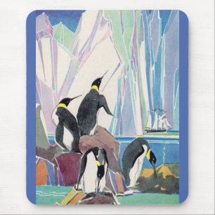 Alfombrilla De Ratón tierra de pingüinos