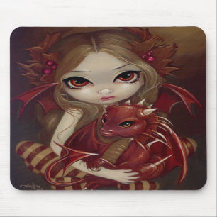 Alfombrilla De Ratón "Tierra de Siena Dragonling" Mousepad