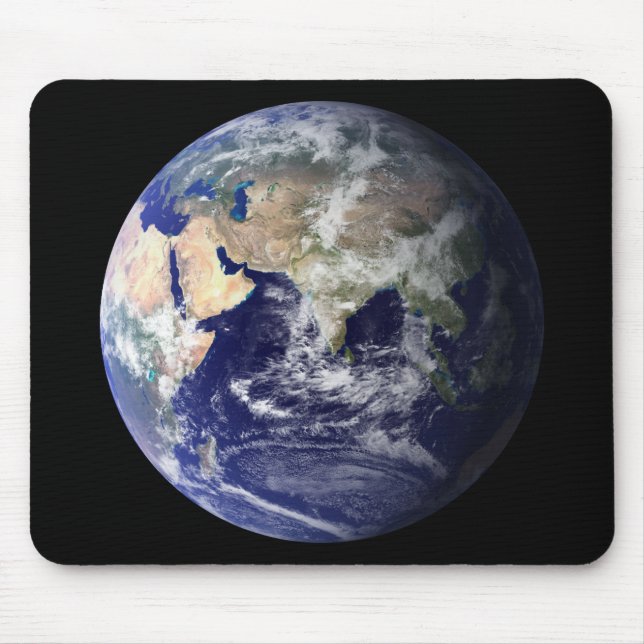 Alfombrilla De Ratón TIERRA del PLANETA del ESPACIO (Asia) Mousepad (Frente)