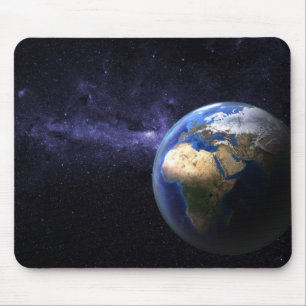 Alfombrilla De Ratón Tierra en espacio