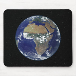 Alfombrilla De Ratón Tierra llena que muestra África y Europa