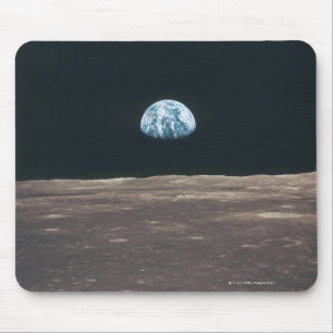 Alfombrilla De Ratón Tierra vista de la luna
