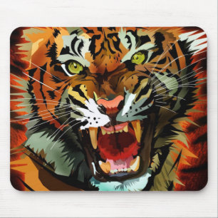 Alfombrilla De Ratón Tiger Roar