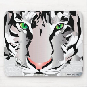 ALFOMBRILLA DE RATÓN TIGER-WHITE/GREY MOUSEPAD