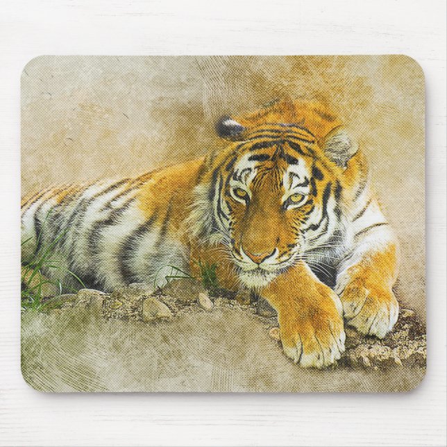 Alfombrilla De Ratón Tigre (Frente)