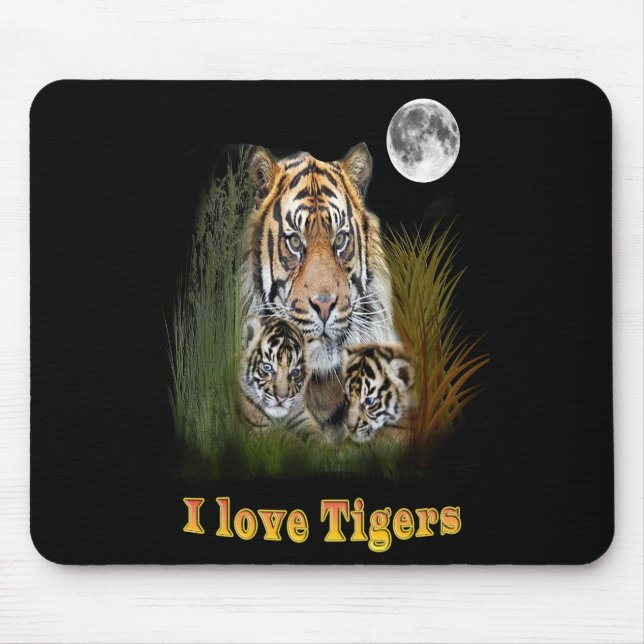 Alfombrilla De Ratón Tigre (Frente)