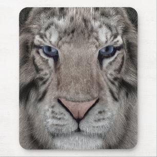 Alfombrilla De Ratón Tigre Blanco