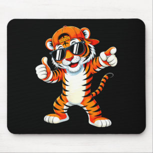 Alfombrilla De Ratón Tigre con gafas de sol tigre animal tigre hombres 
