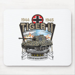 Alfombrilla De Ratón Tigre De Tanque Alemán 2 Ii Ww2 Mem Vintage De La 
