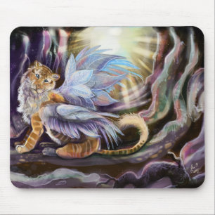 Alfombrilla De Ratón Tigre del ala del hielo