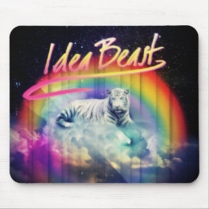 Alfombrilla De Ratón tigre Ideabeast Mousepad de los años 80