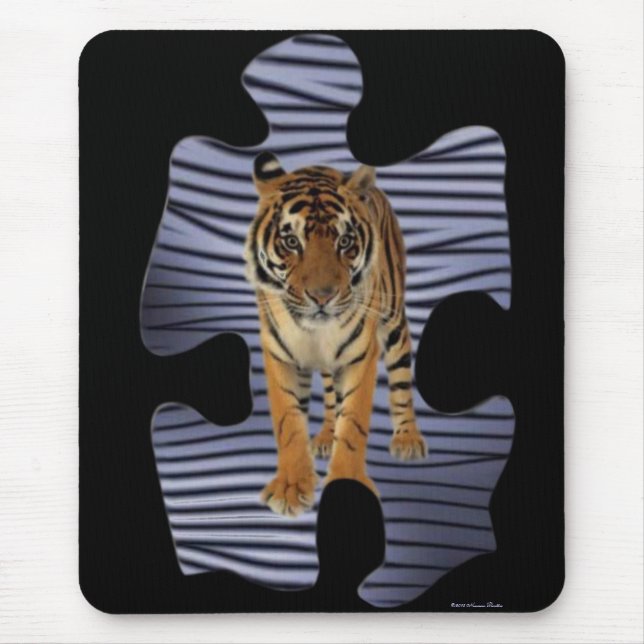 Alfombrilla De Ratón Tigre Mousepad (Frente)
