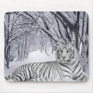 Alfombrilla De Ratón Tigre Mousepad del blanco puro