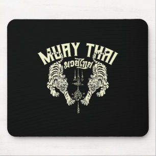 Alfombrilla De Ratón Tigres de Muay Thai Artes Marciales Mixtas Kickbox