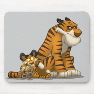 Alfombrilla De Ratón Tigres en un Mousepad