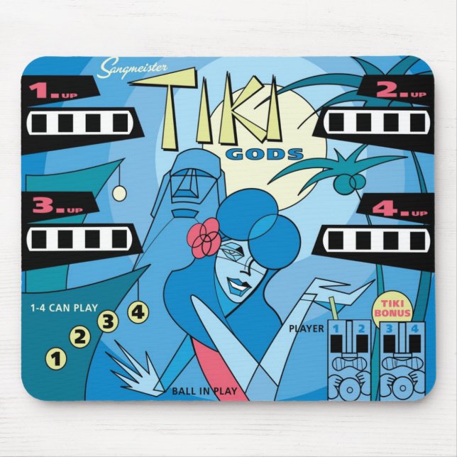 ALFOMBRILLA DE RATÓN TIKI GODS (Frente)