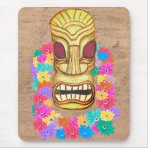  Tiki Head Hawaiian Lei