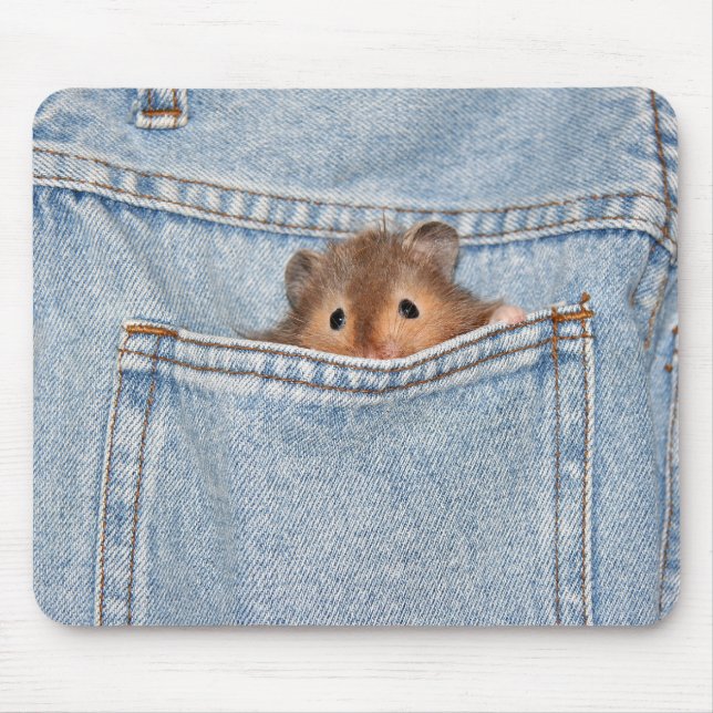 Alfombrilla De Ratón tímido peekaboo (Frente)