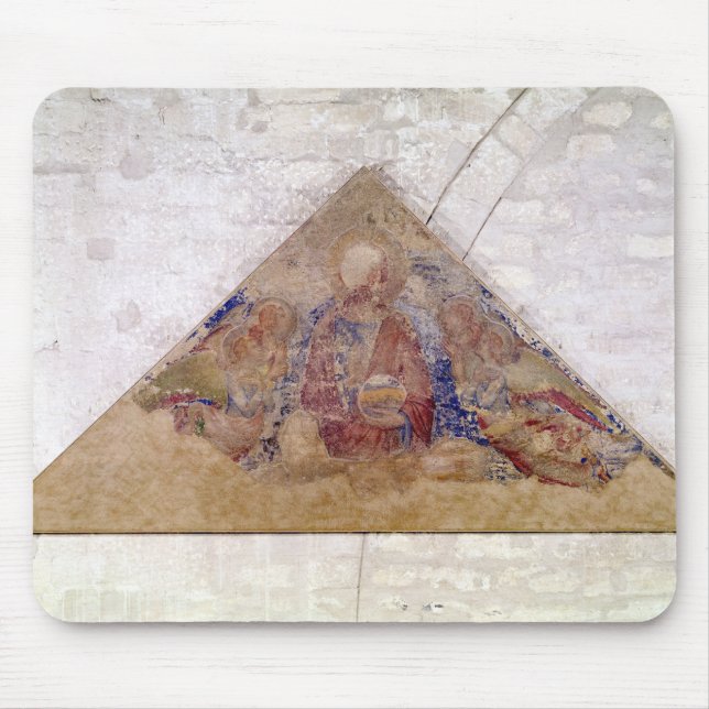 Alfombrilla De Ratón Tímpano que representa la bendición del salvador, (Frente)