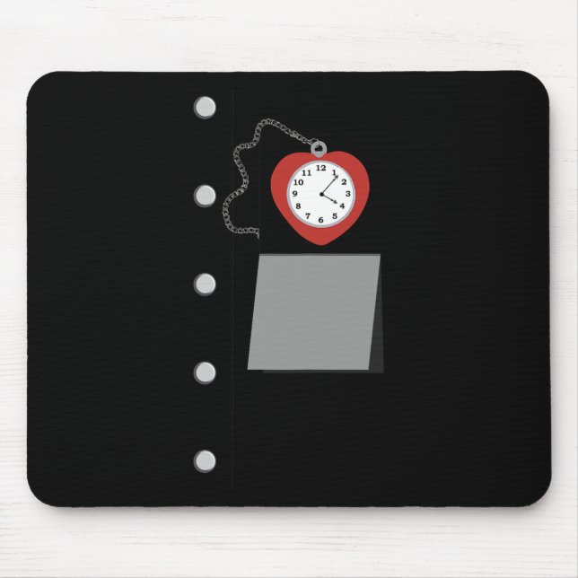 Alfombrilla De Ratón Tin Man Costume Halloween Mago De Oz Tinman Vint (Frente)