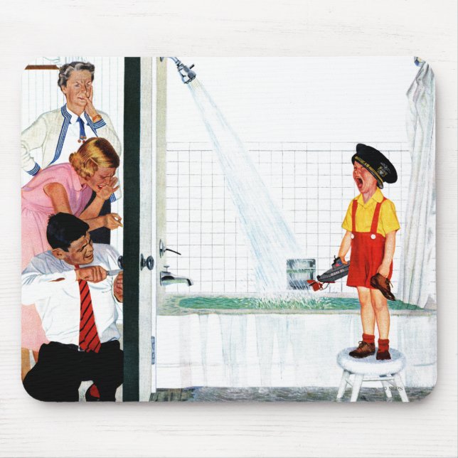 Alfombrilla De Ratón Tina que desborda (Frente)