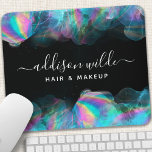 Alfombrilla De Ratón Tinta alcohólica holográfica moderna<br><div class="desc">Almohadilla de ratón moderna Holográfica con tinta de alcohol. Perfecto para un salón de belleza,  peluquería,  maquillador o cosmetólogo.</div>