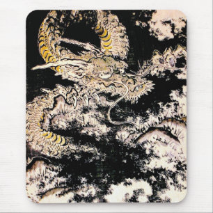 Alfombrilla De Ratón Tinta china antigua legendaria oriental fresca del