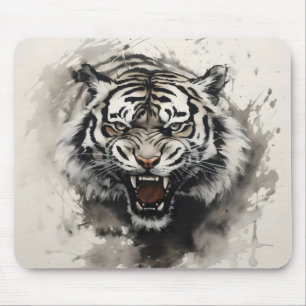 Alfombrilla De Ratón Tinta de tigre ruidosa