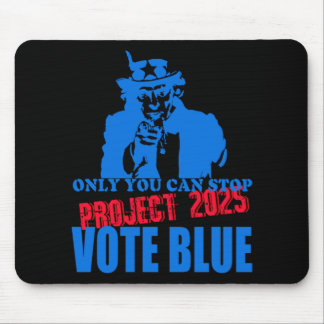 Alfombrilla De Ratón Tío Sam Dice Que Paren El Proyecto 2025 Vota Azul