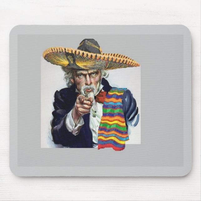 Alfombrilla De Ratón Tio Sammy Mousepad (Frente)