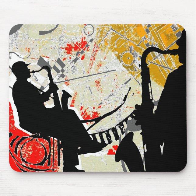 Alfombrilla De Ratón Tíos de Jazz (Frente)