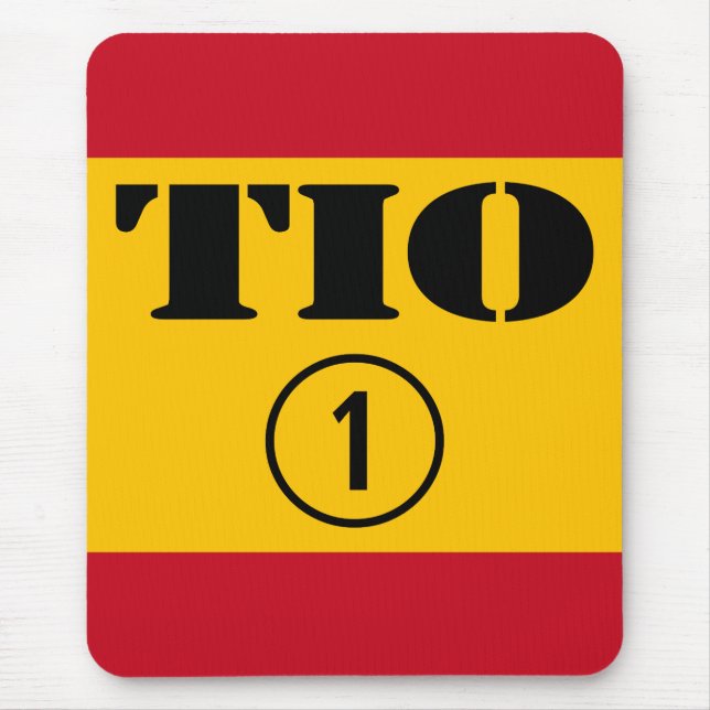 Alfombrilla De Ratón Tíos españoles: Uno de Tio Numero (Frente)