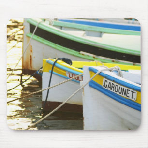 Alfombrilla De Ratón Típicos barcos de pesca provenzales pintados en