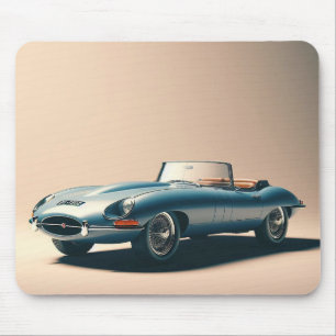 Alfombrilla De Ratón Tipo electrónico Jaguar convertible (azul)