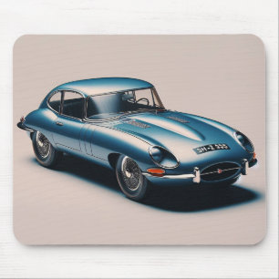 Alfombrilla De Ratón Tipo electrónico Jaguar Coupe (azul)
