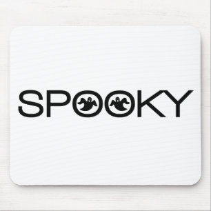 Alfombrilla De Ratón Típografía espeluznante Halloween Mousepad
