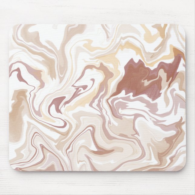 Alfombrilla De Ratón Tira acrílica líquida marrón (Frente)