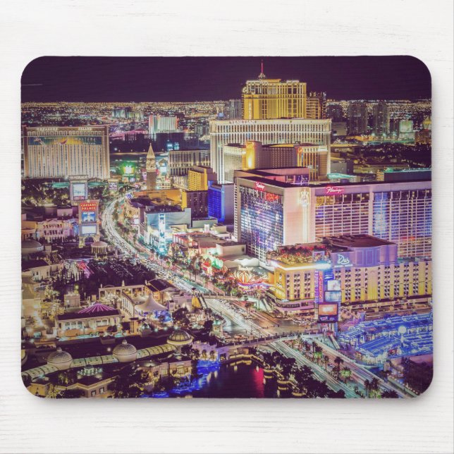Alfombrilla De Ratón Tira estilizada de Las Vegas (Frente)