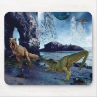 Tirannosauro T-Rex Dinosaurio combate planeta extr