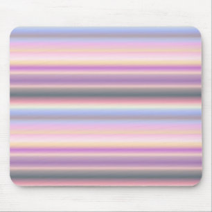 Alfombrilla De Ratón Tiras de arcoiris Pastel - Patrón