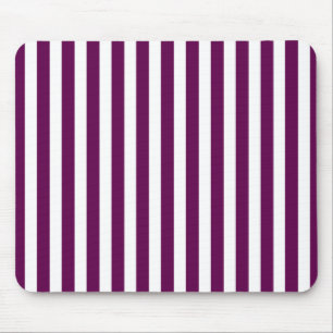 Alfombrilla De Ratón Tiras de ciruela y de caramelo blanco