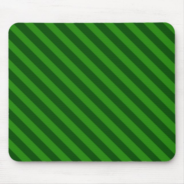 Alfombrilla De Ratón tiras verdes (Frente)
