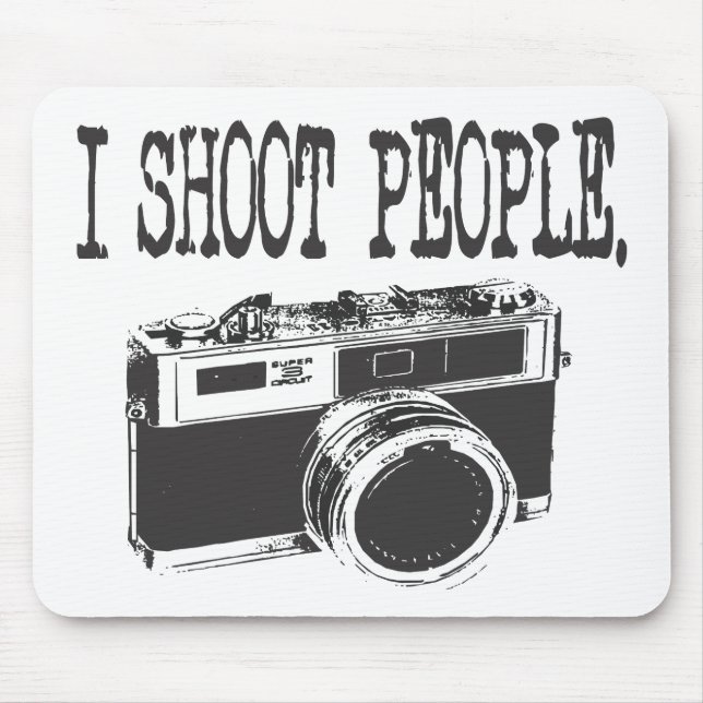 Alfombrilla De Ratón Tiro a gente (Frente)