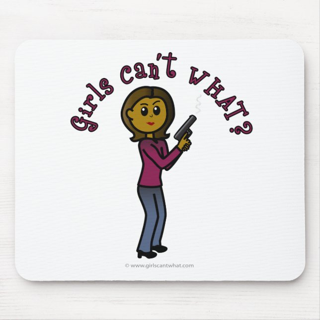 Alfombrilla De Ratón Tiroteo de tiburón oscuro (Frente)