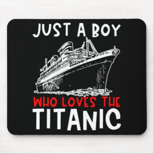 Alfombrilla De Ratón Titanic Just A Boy History Buff Gira