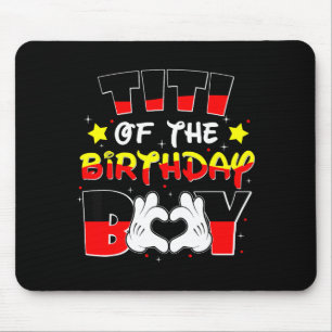 Alfombrilla De Ratón Titi del Cumpleañero Camiseta Divertida Tía &