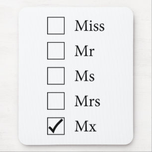 Alfombrilla De Ratón Título del MX (cinco opciones) Mousepad